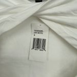 FORE Off White Twist Front Cutout Short Sleeve Crop Top Tee Photo 3