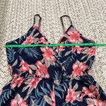 SheIn  Blue and Pink Floral Romper Photo 7