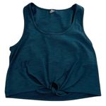 Beyond Yoga  Favorite Lounge Cropped Tank in Blue Horizon Heather Sz M Photo 1