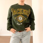 Jerzees Vintage Green Bay Packers Crewneck Sweatshirt Photo 1