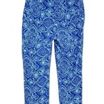 Womens 6 Chico's 0.5 So Slimming Brigitte Cool Medallion Slim Crops Photo 2