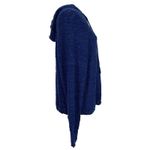 Torrid Blue Knit Hoodie Cotton Sweater Relaxed Fit Women's Size 1X Casual Winter Photo 2