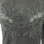 Free People Linen Embroidered Primrose Tee in Black Small Witchy WhimsyGoth Photo 10