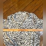 Cup She woman’s white black button up shirt top blouse woman’s XL Photo 4