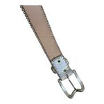 Motion East Vintage Silver Gold Metallic Fashion Belt Size M Photo 3