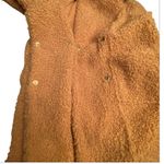 J.O.A. .  (Just one answer) Shearling Teddy Coat in Dusty Pink Photo 5