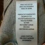 Splendid  gray sweater scoop neck ribbed knit 5% cashmere long‎ sleeve XS NWT Photo 6