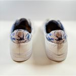 Reformation  Harlow Womens Shoes White Leather Floral Casual Sneakers Size 9 Photo 4