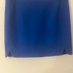J.Crew Women's Size 12 Blue Wool Blend A-Line Mini Skirt Lined Zip Closure Photo 1