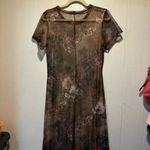 Sheer camo and floral dress size s Green Photo 3