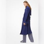 Michael Kors MICHAEL
Draped Twill Trench Coat In Midnight Blue Photo 3