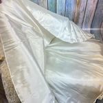 Lorrie Deb 1950s Cream White Lace Dress Union Made Vintage Wedding Fit Flair Photo 2