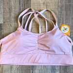 Handful Call My Blush Crisscross Removable Pads Sports Bra Size XL NWT Pink Photo 0