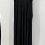Calvin Klein black long maxi dress sleeveless back zip summer minimal size 10 Photo 3
