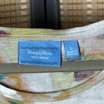 Vera Wang Simply Vera  Multicolor Floral Long Sleeve Top Photo 1