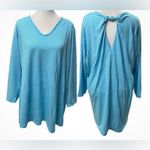 Lands' End Land’s End Striped Knotted Keyhole Back Top Photo 1