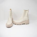 Dolce Vita Hoven H2O Water Resistant Lug Sole Pull On Booties Shoes Ivory 11 Photo 0