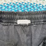 Avec Les Filles  Womens Faux Leather Cuffed Joggers Size Medium Black Sporty Edgy Photo 5