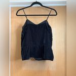 J.Crew  Elegant Black Velvet Women's Top. Size-2 Photo 2