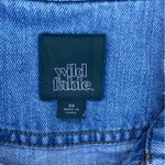 Wild Fable Size XS Distressed Jean Jacket Light Wash Ripped 100% cotton Denim Photo 3