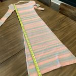 Daily Practice by Anthropologie Ribbed long sleeve stripe Sweater midi Dress S Pink Photo 10