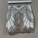 EXPRESS  Geometric Sequin Skirt Photo 4