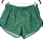 Green and Navy Running Shorts Size Medium Nike Women's Shorts Photo 0