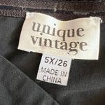 Unique Vintage Black Bustier Babydoll Top Fairy Grunge Y2K 2000s Gothic Coquette 5X Photo 3