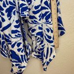 Alexis  For Target Botanical Blue Asymmetric Dress XS Photo 9