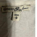 EXPRESS  One Eleven Cropped Sweater Size Small Striped Cream Vibrant Photo 2