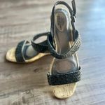 LifeStride Memory Foam Women’s Size 8 Wedges with Black Straps & Ankle Strap Photo 5