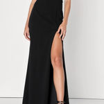 Lulus Maxi Black Dress Photo 0