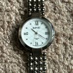 August Steiner vintage diamond dial swiss quartz watch‎ OS measurements shown Silver Photo 0