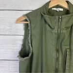 Ro & De  Anthropologie Cargo Vest‎ Full Zip Jacket Olive Green Womens Size Small Photo 5