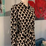 ZARA New NWT  Black & White Geometric Printed Belted Dress Size S Small Boho Photo 2