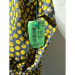 CAbi  Clover Dots Silk Blouse Women's Multicolor Polka Dot Short Sleeve Sz‎ Small Photo 6