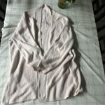 Lululemon Cream Open-Front Sweater Photo 4