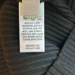 Cotton Citizen Ibiza Long Sleeve Polo Dress in Ribbed Black Size Small Photo 9