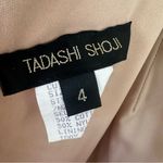 Tadashi Shoji One Shoulder Scalloped Embroidered Dress Women’s 4 Cream Elegant Photo 5