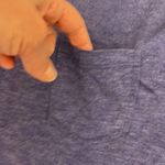 Jessica Simpson Heather Blue Midi Short Sleeve T-Shirt Dress with Top Pocket S Photo 5