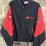 Ashley by 26 International VTG‎ Ashley Jacket Woman's Medium Mike White Racing Red Black NASCAR Lined Snap Photo 0