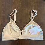 NWT All You Lively Neutral Bralette Bra Cream Tan Unpadded Small Photo 0