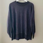 Aerie Oversized Fuzzy Sweater Charcoal XS Photo 0