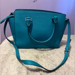 Michael Kors  SELMA MD TZ Satchel Aquamarine Saffiano Leather Photo 1