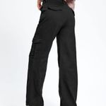 SheIn High-Waisted Black Denim Cargo Jeans Photo 1