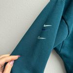 Nike Sportswear 1/4 Zip French Terry Sweatshirt Size Small CU3560 Teal Blue Cozy Photo 3