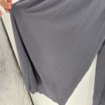 Elan  off the shoulder grey cropped wide leg boho jumpsuit romper size medium Photo 9