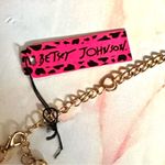 Betsey Johnson  red/orange rhinestone flower statement necklace Photo 6