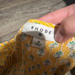 Rhode X Target Dainty Lotus Floral Print Wrap Tie Front Vneck Top Size M Yellow Size M Photo 10