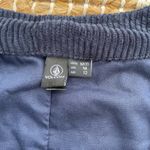 Volcom  Navy Corduroy Romper Women’s M NWT Double Breasted V-Neck Photo 2